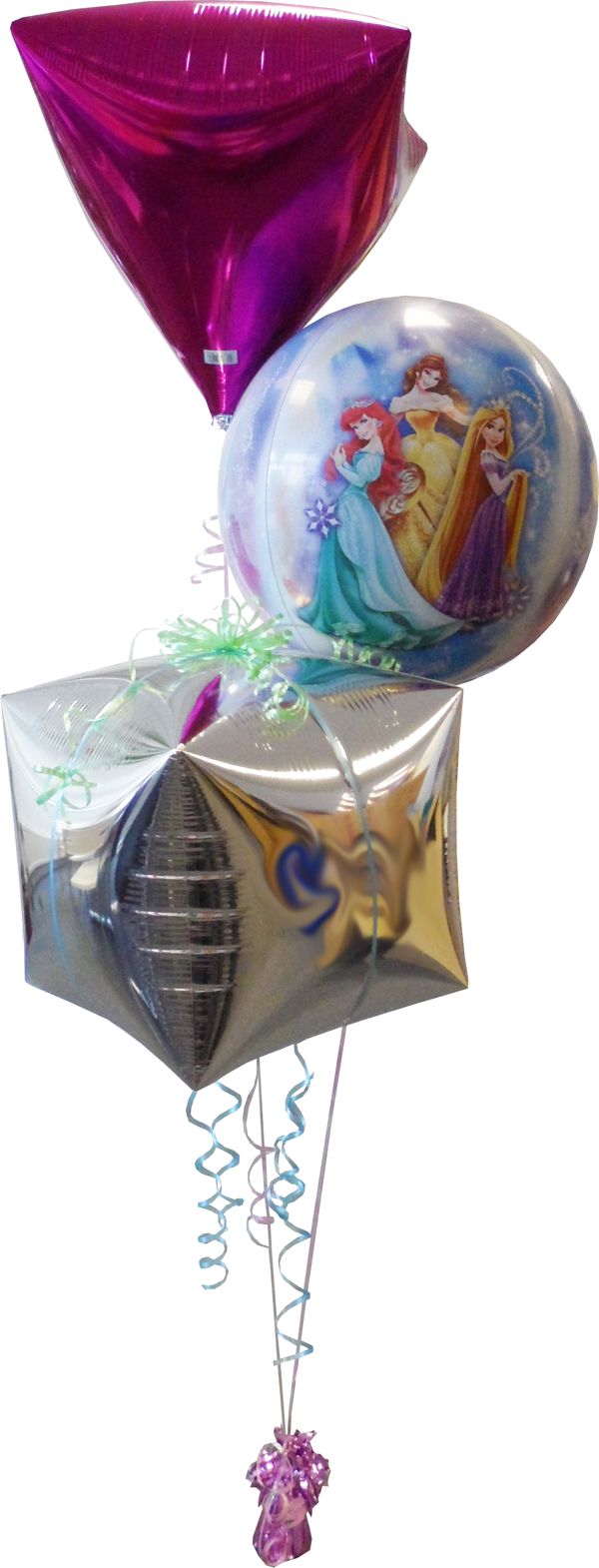 Foliový balónek kostka stříbrná 38 cm